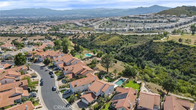 12045 Falcon Crest Way, Porter Ranch, CA 91326 - aerial view of property's location featuring nearby suburban area and mountains