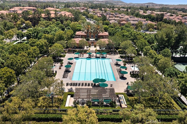 61 Silverado, Irvine, CA 92618 - aerial view of a pool area