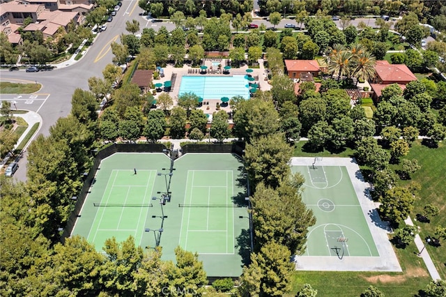 61 Silverado, Irvine, CA 92618 - aerial view of a pool