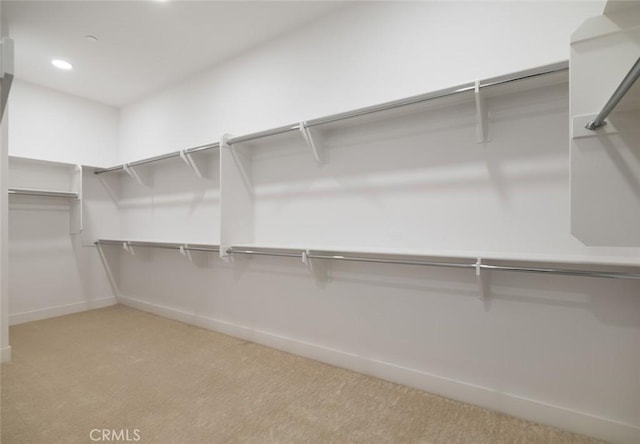 18510 Boulder Blf, Silverado, CA 92676 - walk in closet featuring light colored carpet