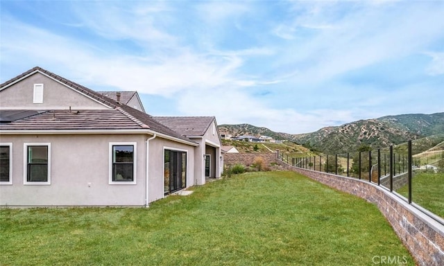 18510 Boulder Blf, Silverado, CA 92676 - view of yard featuring a mountain view