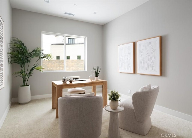18510 Boulder Blf, Silverado, CA 92676 - home office featuring carpet floors and baseboards