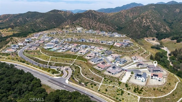 18510 Boulder Blf, Silverado, CA 92676 - aerial overview of property's location with nearby suburban area and mountains