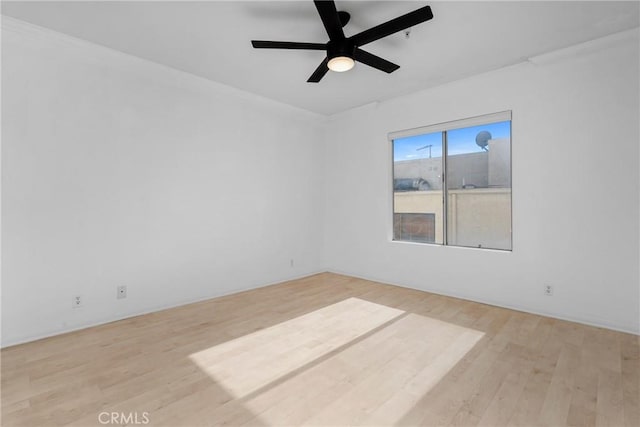 4426 Ventura Canyon Ave Unit 204, Sherman Oaks, CA 91423 - empty room with wood finished floors and ceiling fan
