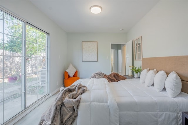 244 N Hollywood Way, Burbank, CA 91505 - carpeted bedroom with access to exterior and baseboards