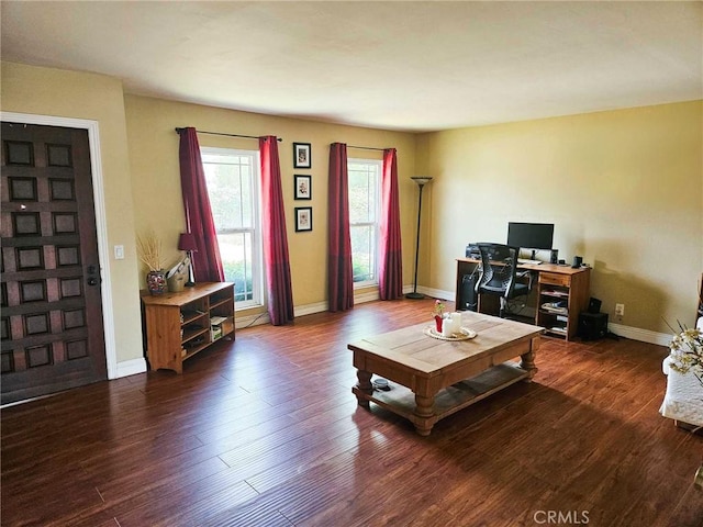 7121 Lion St, Rancho Cucamonga, CA 91701 - living room with wood finished floors and baseboards
