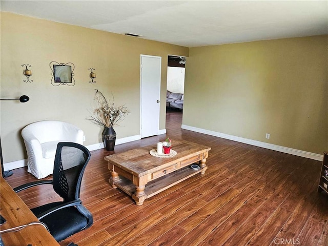 7121 Lion St, Rancho Cucamonga, CA 91701 - office area with wood finished floors and baseboards