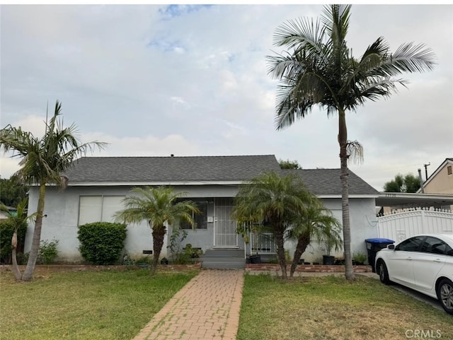 13538 Lukay St, Whittier, CA 90605 - single story home with a front lawn, stucco siding, and a shingled roof