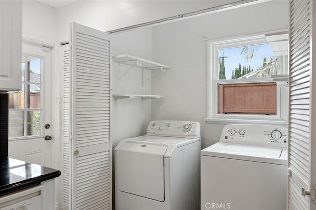 6515 Amigo Ave, Reseda, CA 91335 - laundry area featuring washing machine and dryer and plenty of natural light