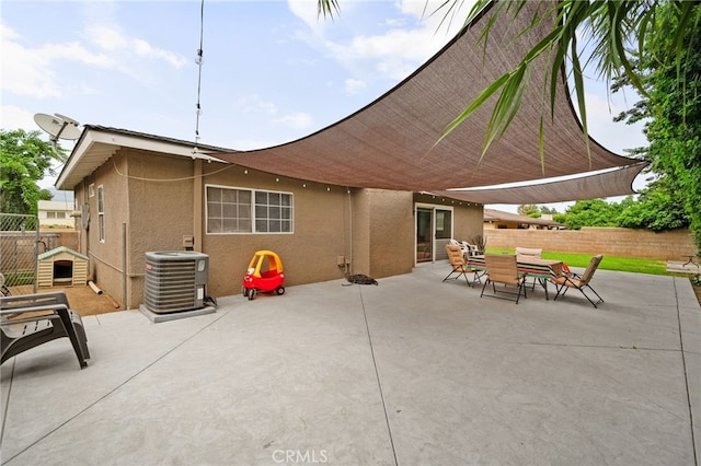 510 Archibald Ct, Colton, CA 92324 - view of patio / terrace with central AC