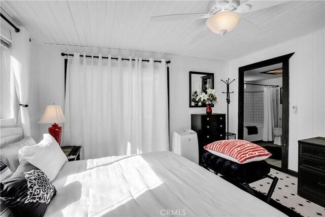 49490 Big Morongo Canyon Rd, Morongo Valley, CA 92256 - bedroom with ceiling fan