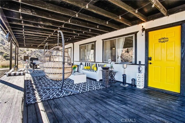 49490 Big Morongo Canyon Rd, Morongo Valley, CA 92256 - view of deck