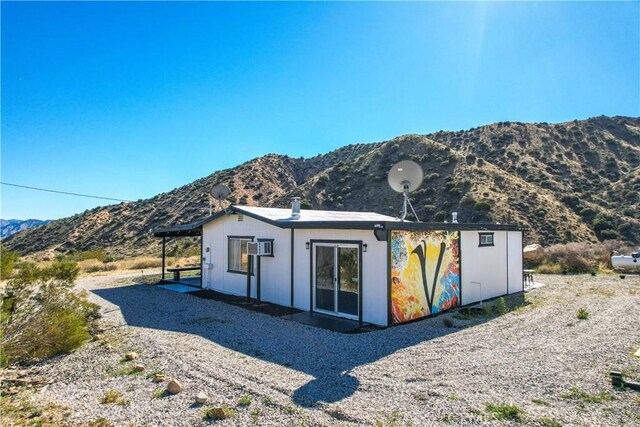 49490 Big Morongo Canyon Rd, Morongo Valley, CA 92256 - back of house with a mountain view