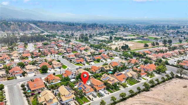 7223 Yarnell Rd, Highland, CA 92346 - aerial overview of property's location with nearby suburban area