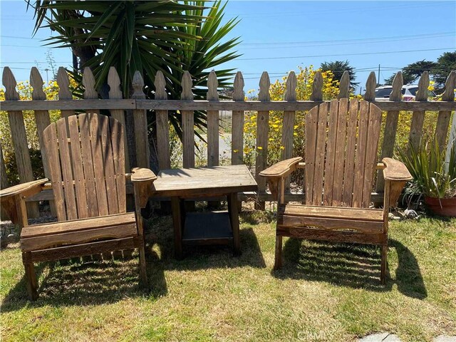 201 Old Creek Rd, Cayucos, CA 93430 - wooden deck featuring a lawn