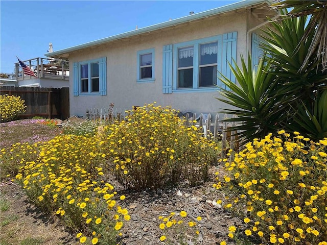 201 Old Creek Rd, Cayucos, CA 93430 - view of home's exterior with stucco siding
