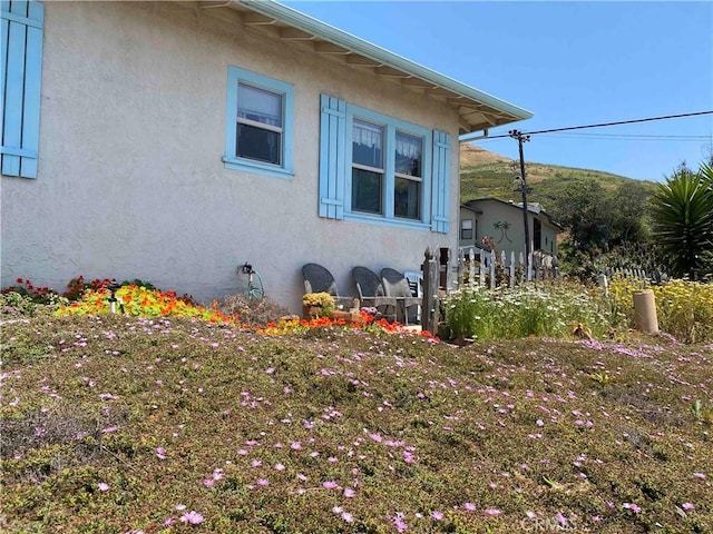 201 Old Creek Rd, Cayucos, CA 93430 - view of home's exterior featuring stucco siding