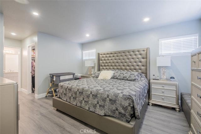 2052 Chenault Pl, Simi Valley, CA 93065 - bedroom featuring wood finished floors, recessed lighting, and baseboards