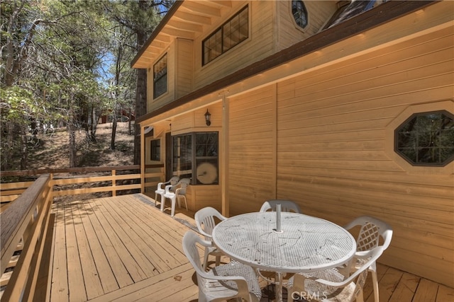 33294 Wild Rose Dr, Green Valley Lake, CA 92341 - deck with outdoor dining space
