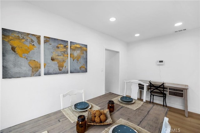 2218 S Meridian Ave, Alhambra, CA 91803 - dining room with wood finished floors and recessed lighting