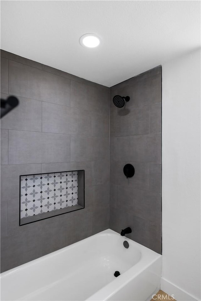 2218 S Meridian Ave, Alhambra, CA 91803 - bathroom featuring shower / bathtub combination and baseboards
