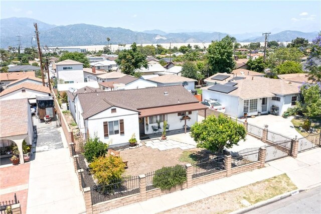 14121 Calais St, Baldwin Park, CA 91706 - aerial perspective of suburban area with a mountainous background