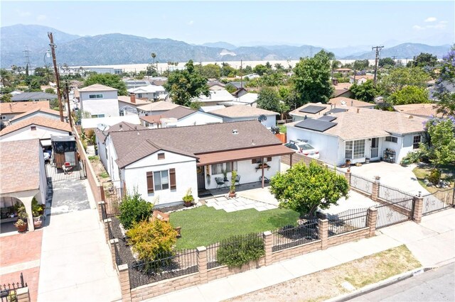 14121 Calais St, Baldwin Park, CA 91706 - aerial view of residential area with a mountain backdrop