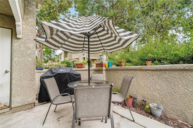 8167 Vineyard Ave Unit 109, Rancho Cucamonga, CA 91730 - view of patio / terrace featuring outdoor dining space
