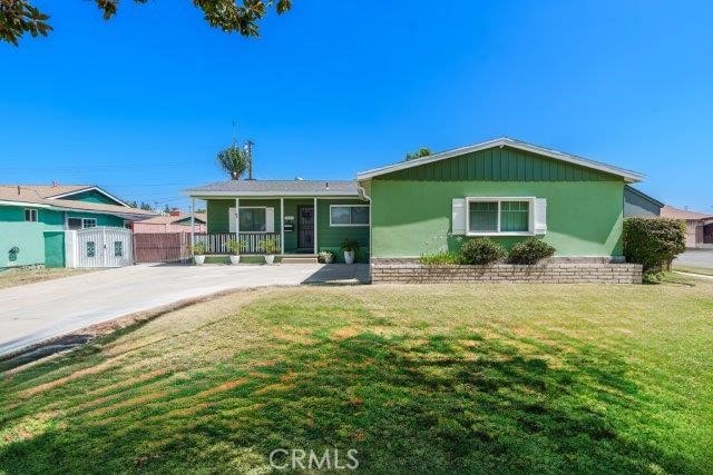 1501 W Baker Ave, Fullerton, CA 92833 - ranch-style home with a porch and stucco siding