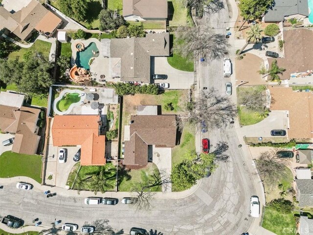 246 Aldama Ave, Pomona, CA 91767 - aerial view of property and surrounding area featuring nearby suburban area