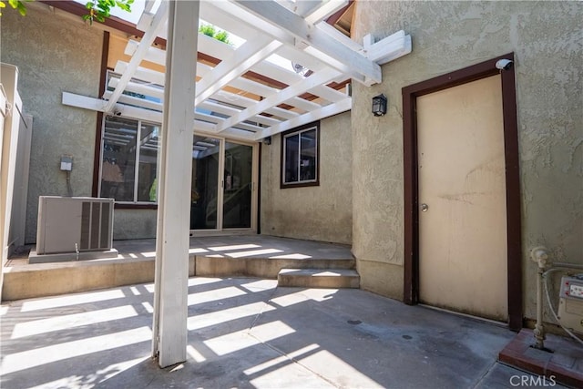 1643 Golden Tree Ct Unit C, Corona, CA 92879 - view of patio / terrace with a pergola and cooling unit