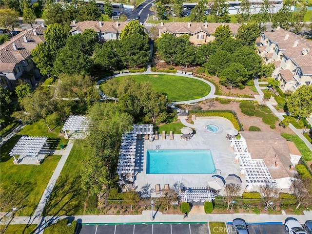 2290 Evans St, Fullerton, CA 92833 - view of property location with a pool