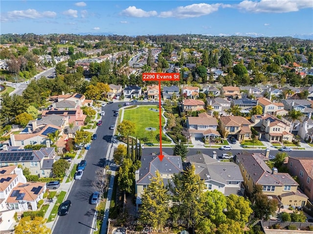 2290 Evans St, Fullerton, CA 92833 - aerial overview of property's location with nearby suburban area