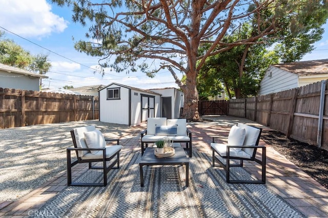 3556 Olive Ave, Long Beach, CA 90807 - fenced backyard featuring a patio and outdoor lounge area