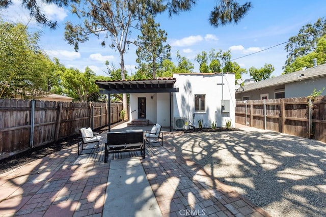 3556 Olive Ave, Long Beach, CA 90807 - fenced backyard featuring a patio area and a cooling unit