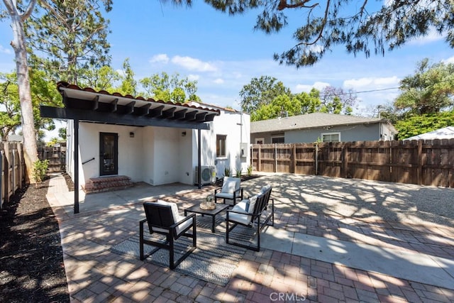 3556 Olive Ave, Long Beach, CA 90807 - fenced backyard featuring a patio