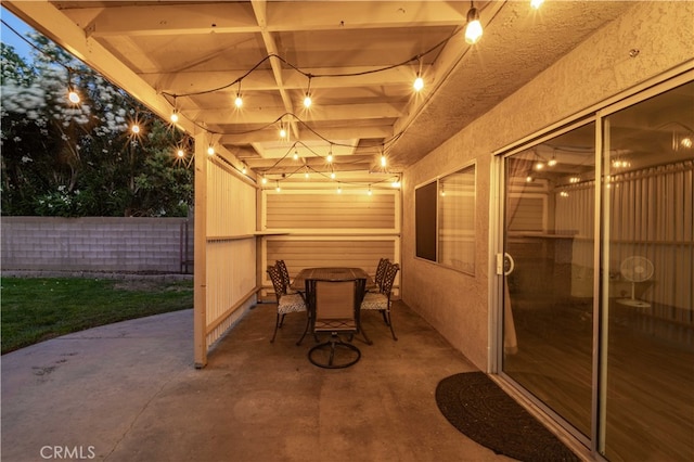 43816 Fallon Dr, Lancaster, CA 93535 - view of patio / terrace featuring outdoor dining area