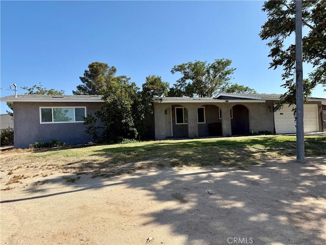 18083 Deodar St, Hesperia, CA 92345 - ranch-style home with stucco siding and an attached garage