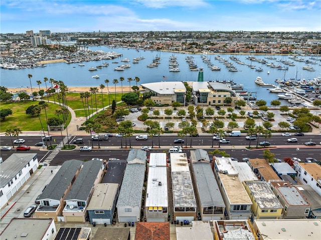1623 W Balboa Blvd, Newport Beach, CA 92663 - aerial view of numerous boat docks and a large body of water