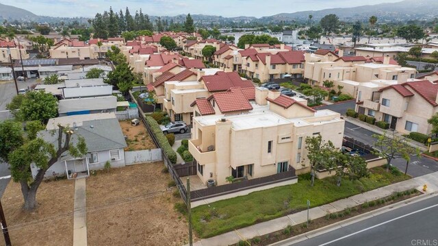 1380 E Washington Ave Unit 2, El Cajon, CA 92019 - aerial view of residential area featuring mountains