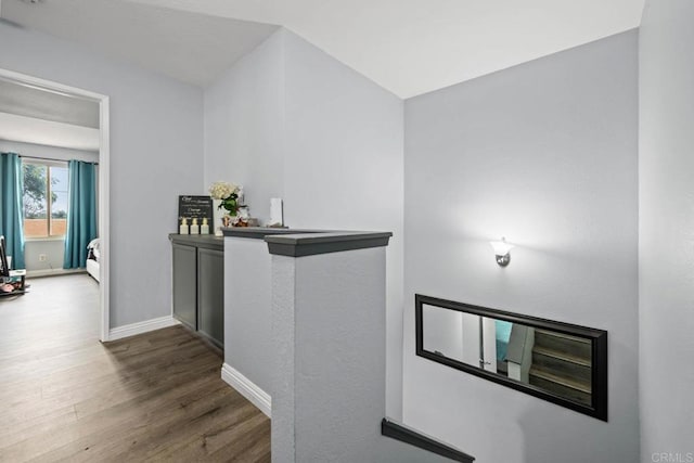 1380 E Washington Ave Unit 2, El Cajon, CA 92019 - hallway with dark wood-type flooring and baseboards