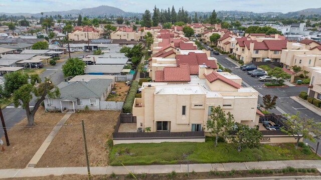 1380 E Washington Ave Unit 2, El Cajon, CA 92019 - aerial perspective of suburban area with a mountainous background