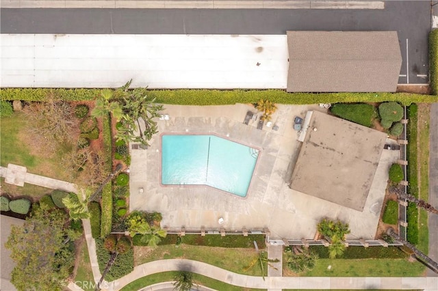 338 E Palmdale Ave Unit 4, Orange, CA 92865 - bird's eye view of a pool area