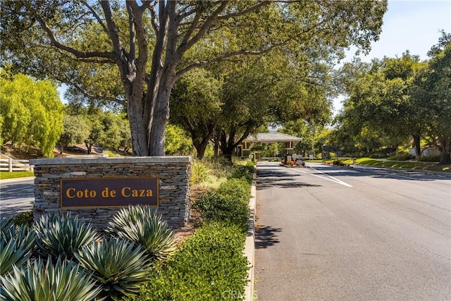 32022 Via Pavo Real, Coto De Caza, CA 92679 - view of asphalt road with curbs