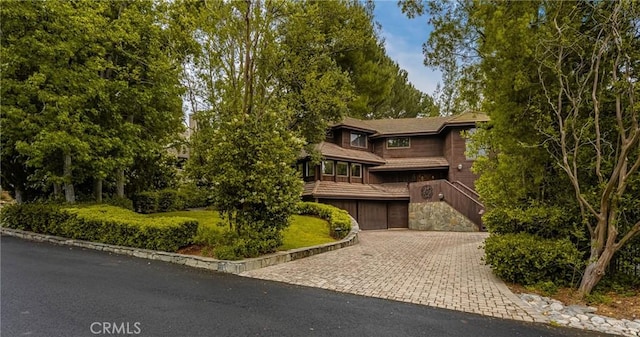 32022 Via Pavo Real, Coto De Caza, CA 92679 - view of front of property with decorative driveway and an attached garage