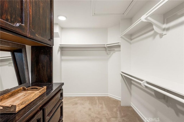 32022 Via Pavo Real, Coto De Caza, CA 92679 - spacious closet with light carpet and attic access