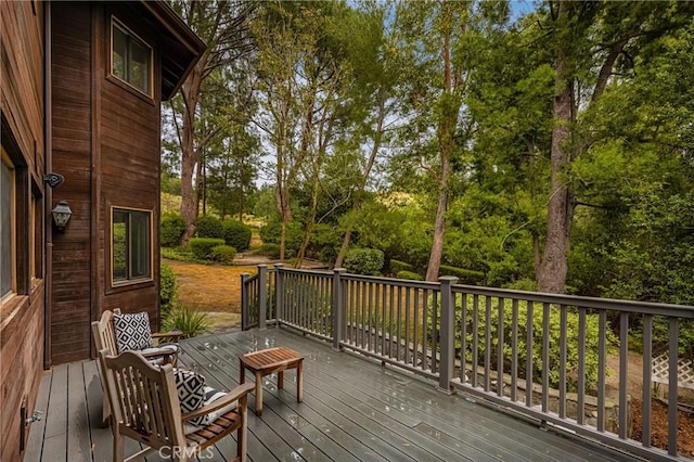 32022 Via Pavo Real, Coto De Caza, CA 92679 - wooden deck with view of scattered trees