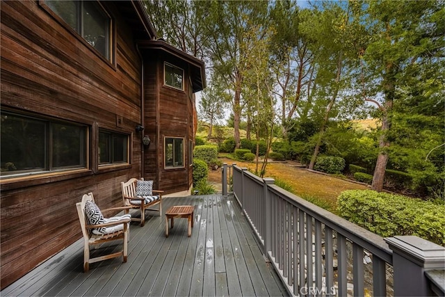 32022 Via Pavo Real, Coto De Caza, CA 92679 - wooden terrace featuring view of wooded area