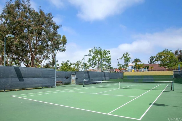 1663 Linda Sue Ln, Encinitas, CA 92024 - view of tennis court featuring community basketball court