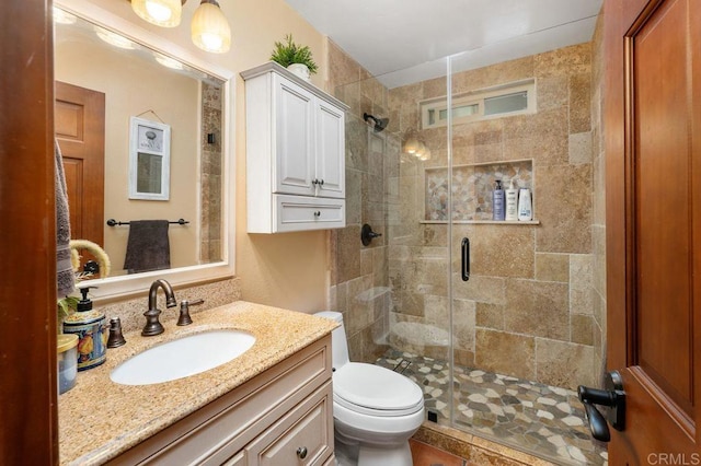 1663 Linda Sue Ln, Encinitas, CA 92024 - bathroom with vanity and a stall shower